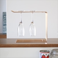 キッチンハンガー ローズゴールド 〔サイズ：約30.0×11.0×高さ26.2cm、重量：約0.5kg〕 台所用品 ふきん掛け【沖縄県・離島 配送不可】