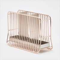 ツールスタンド Lサイズ ローズゴールド 〔サイズ：約21.8×9.5×高さ16.0cm、重量：約0.69kg〕 台所用品 キッチン収納【沖縄県・離島 配送不可】