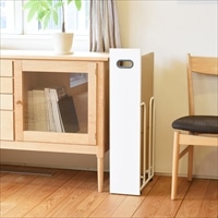 ダンボールストッカー W180 〔サイズ:約18.8×45.4×高さ85.0cm、重量:約2.65kg〕 段ボール置き 収納【沖縄県・離島 配送不可】