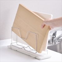 まな板スタンド 〔本体サイズ：約40.0×10.6×高さ17.3cm、重量：約0.74kg〕 台所用品 キッチン収納【沖縄県・離島 配送不可】