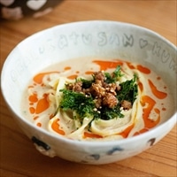 濃厚豆乳 担々麺 冷凍食品 〔スープ210g、肉味噌70g、中華麺110g、かやく1袋 各3〕 ラーメン 担々麺セット