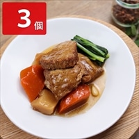 北海道 黒酢豚角煮 〔130g×3〕 角煮 肉惣菜