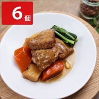 北海道 黒酢豚角煮 〔130g×6〕 角煮 肉惣菜