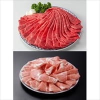 仙台牛シンタマ えごま豚ロース すき焼用 詰め合わせ 〔牛シンタマ(すき焼用500g、牛脂)、豚ロースすき焼用500g〕 牛肉 豚肉