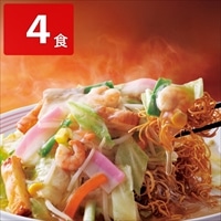 リンガーハット 皿うどん 〔244g(具132g、めん67g、スープ45g)×4〕 麺類 冷凍