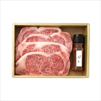 肉の大橋亭 近江牛サーロインステーキ 祇園川上 ステーキソースセット 〔サーロインステーキ600g(4枚入)、和風ステーキソース〕 牛肉【北海道・沖縄県・離島 配送不可】