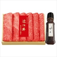 肉の大橋亭 近江牛 肩すき焼き 祇園川上 割下セット 〔肩すき焼き用350g、祇園川上割下150ml〕 牛肉【北海道・沖縄県・離島 配送不可】