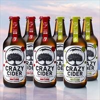 タグボート CRAZY CIDER シードル ギフトBOX 〔DRY・SWEET 各330ml×3〕 果実酒