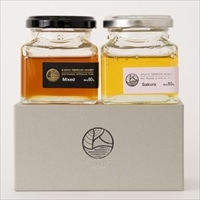 京百花とサクラ蜂蜜 2種 ギフトBOX 〔百花蜜・桜蜜 各120g〕 はちみつ【北海道・沖縄県・離島 配送不可】