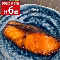 金沢 近江町 のざき 石川県産 天然ぶり 詰め合わせ 〔ぶり照焼×2、ぶり西京焼×2、ぶり酒粕焼×2 各(約)80g〕 海鮮惣菜 冷凍【沖縄県・離島 配送不可】