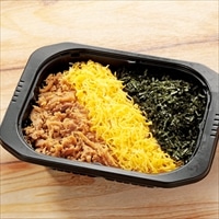 東筑軒 折尾名物 かしわめし 冷凍 〔冷凍かしわめし×3、かしわ肉×3、錦糸卵×3、きざみのり2g×3〕 ごはんもの