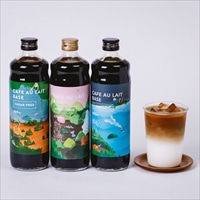 カフェオレベース 詰め合わせ 〔無糖・加糖・デカフェ無糖 各600ml〕 コーヒー飲料 希釈用