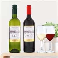 フランスワイン アデリン 赤白 セット 辛口〔ルージュ、ブラン 各750ml〕ワイン 果実酒