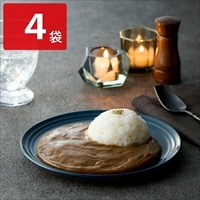 東京 四谷 オーベルジーヌ 冷凍 ビーフカレー〔180g×4〕欧風カレー