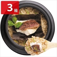 天然 鳴門鯛 鯛めしの素 2合用 〔(調味液110g、鯛切り身75g、昆布3g)×3〕 炊き込みご飯の素