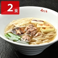 冷凍 うた乃 和風出汁 かも吸いちゃんぽん 〔麺100g×2、スープ30g×2、具80g×2〕 麺