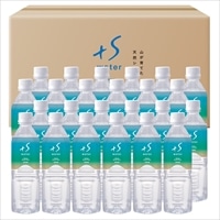 超軟水 シリカ水 +S water 〔500ml×24本〕 ミネラルウォーター【北海道・沖縄県・離島 配送不可】