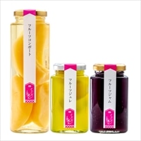 桃とぶどうのアソート コンポート ジュレ ジャム 3種 詰め合わせ 〔コンポート清水白桃、フルーツジュレ、フルーツジャム〕 スイーツ