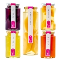 岡山フルーツ コンポート ジュレ ジャム 5種 詰め合わせ 〔フルーツコンポート、フルーツジュレ2種、フルーツジャム2種〕 スイーツ