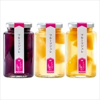 桃とぶどうのジュレ 3種 詰め合わせ 〔清水白桃・ニューピオーネ・黄金桃 各110g〕 ゼリー