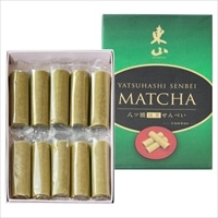 東山八ツ橋本舗 八ツ橋せんべい 抹茶〔(3枚入×10)×2〕和菓子 焼き菓子