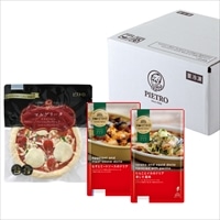 ピエトロ ピザ＆ドリア2種セット 〔ピザ(マルゲリータ)、ドリア(なすとミートソースのドリア・たらことイカのドリア青じそ風味)〕 洋惣菜