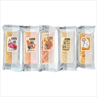 かねまん本舗 創作かまぼこ シーフードケーキ 食べ比べ〔焼たらこ・鮭&蟹・ズワイ蟹・貝柱・焼さし〕蒲鉾 詰め合わせ