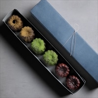 和栗白露 呂 ro 遠見周作 和栗焼菓子 カヌレ〔プレーン・抹茶・焙じ茶 各2個〕スイーツ 冷凍