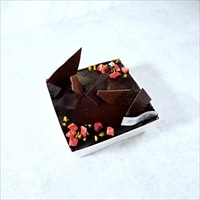 スイーツボックス 白金ミロワール ショコラ〔底95mm×95mm×高さ40mm〕スイーツ 冷凍