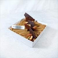 スイーツボックス 白金モンブラン 和栗〔底95mm×95mm×高さ40mm〕スイーツ 冷凍