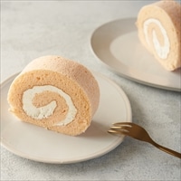 白金プレミアムロール プレーン ハーフ2本入〔((約)10×8×高さ7.7cm)×2〕ロールケーキ 冷凍