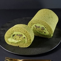 白金プレミアムロールケーキ 抹茶〔幅20cm×奥行8cm×高さ7.7cm〕ロールケーキ 冷凍