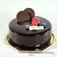 カカオの香りを楽しむプレミアムミロワールショコラ〔5号(φ15cm)〕スイーツ 冷凍