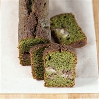 和栗と抹茶の和焼き菓子〔(約)220×35×高さ60mm〕パウンドケーキ