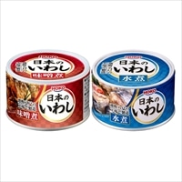 宝幸 日本のいわし 水煮 味噌煮 缶詰 食べ比べセット〔水煮・味噌煮 各140g×6〕いわし 缶詰 おかず