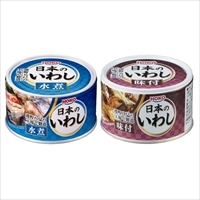 宝幸 日本のいわし 水煮 味付 缶詰 食べ比べセット〔水煮・味付 各140g×6〕いわし 缶詰 おかず