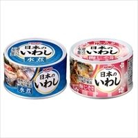 宝幸 日本のいわし 水煮 梅じそ風味 缶詰 食べ比べセット〔水煮・梅じそ風味 各140g×6〕いわし 缶詰 おかず