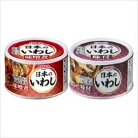 宝幸 日本のいわし 味噌煮 味付 缶詰 食べ比べセット〔味噌煮・味付 各140g×6〕いわし 缶詰 おかず