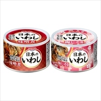 宝幸 日本のいわし 味噌煮 梅じそ風味 缶詰 食べ比べセット〔味噌煮・梅じそ風味 各140g×6〕いわし 缶詰 おかず