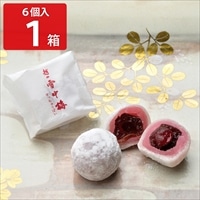 御菓子司 森八大名閣 越の雪中梅〔6個〕和菓子 個包装