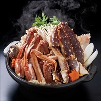 海鮮茶屋せんざん本店 かにすき鍋セット〔生ずわい蟹、生たらば蟹、かにすき出汁〕ズワイガニ 冷凍