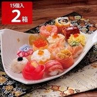 海鮮茶屋せんざん本店 手毬寿司 華てまり〔15個×2(蕪花手毬、いくら錦糸巻 他)〕手まり寿司