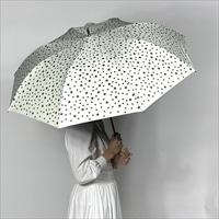 ショートワイド傘 晴雨兼用 スギタ 星柄〔サイズ：親骨55cm、直径約97cm〕傘【北海道・沖縄県・離島 配送不可】