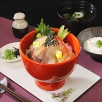 石川 加賀屋 監修 海鮮づけ椀の具〔具(甘えび 他)、とろろ芋、薬味 各4〕海鮮丼の具 冷凍