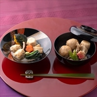 石川 加賀屋 監修 美食だより 治部煮 はす蒸し セット〔治部煮、はす蒸し、わさび 各2〕和風惣菜 冷凍