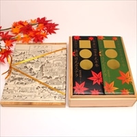 日光カステラ本舗 金箔入り 特選 日光カステラ 木箱入ギフト〔ハニー・抹茶 各約500g(10切入)〕カステラ お菓子