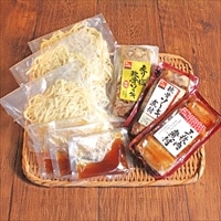 沖縄 津田食品 肉を味わう 沖縄そば 食べ比べ ギフトセット〔そば×3、具材3種、そばだし(濃縮)×3〕ソーキそば 冷凍［北海道・離島 配送不可］