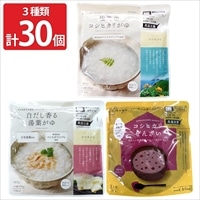 新潟 ヒカリ食品 レンジ対応 おかゆ ぜんざい 詰め合わせ〔コシヒカリがゆ、湯葉がゆ、ぜんざい〕レトルトお粥