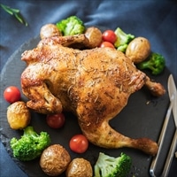 北海道 le bleu 中札内田舎どり 一羽 ローストチキン〔約900g〕鶏 丸焼き 肉惣菜