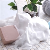 玉造温泉美肌研究所 姫ラボ 洗顔石けん 泡立てネット付き〔姫ラボ石けん80g×2、泡立てネット×1〕洗顔石鹸 固形